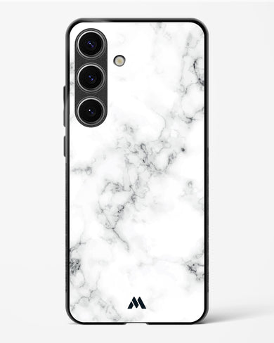 Bleached Bone Marble Glass Case Phone Cover (Samsung)