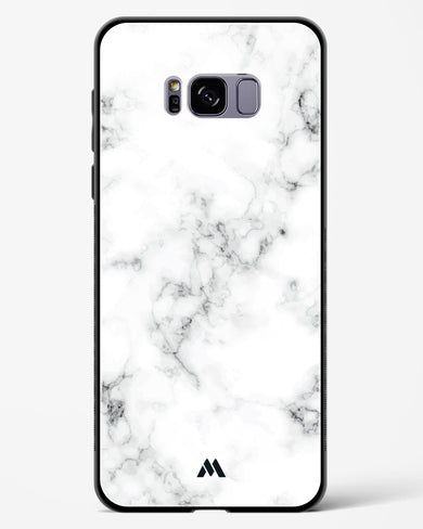 Bleached Bone Marble Glass Case Phone Cover (Samsung)