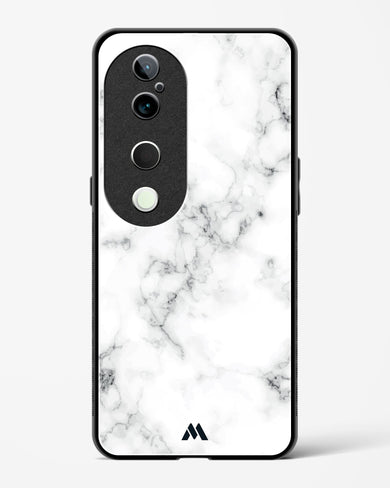Bleached Bone Marble Glass Case Phone Cover (Vivo)