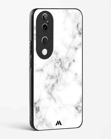 Bleached Bone Marble Glass Case Phone Cover (Vivo)