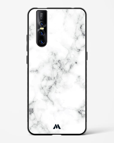 Bleached Bone Marble Glass Case Phone Cover (Vivo)