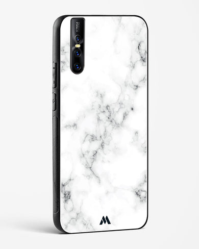 Bleached Bone Marble Glass Case Phone Cover (Vivo)