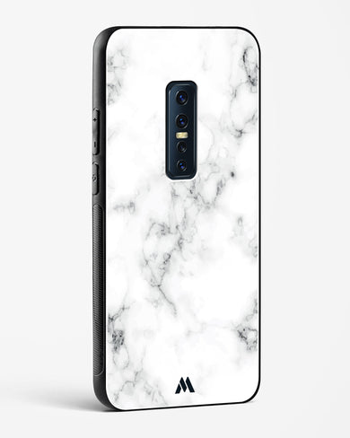 Bleached Bone Marble Glass Case Phone Cover (Vivo)
