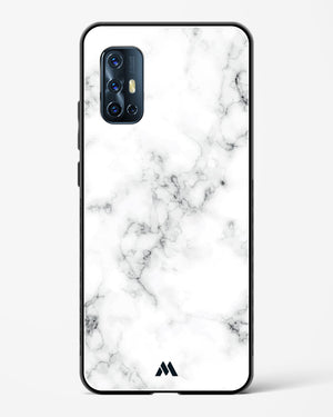 Bleached Bone Marble Glass Case Phone Cover (Vivo)