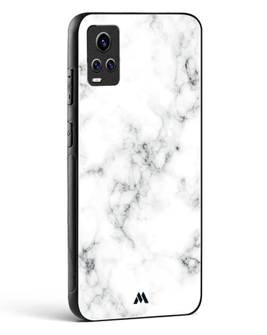 Bleached Bone Marble Glass Case Phone Cover-(Vivo)