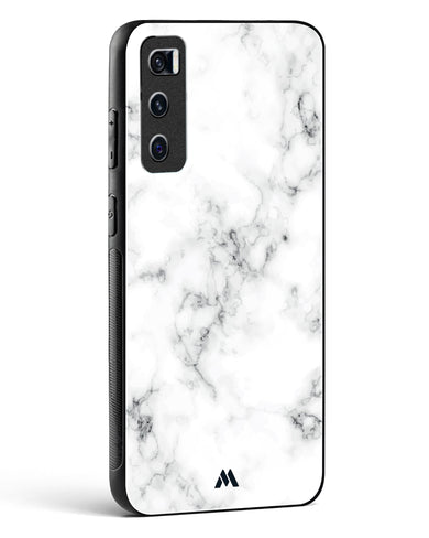 Bleached Bone Marble Glass Case Phone Cover-(Vivo)