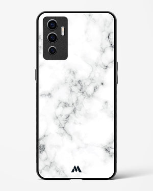 Bleached Bone Marble Glass Case Phone Cover-(Vivo)