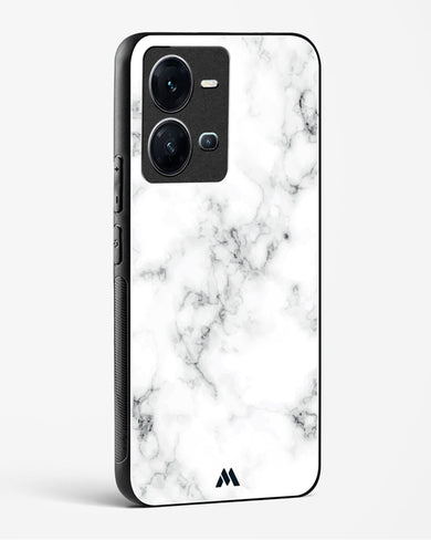 Bleached Bone Marble Glass Case Phone Cover-(Vivo)