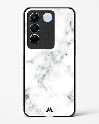 Bleached Bone Marble Glass Case Phone Cover-(Vivo)