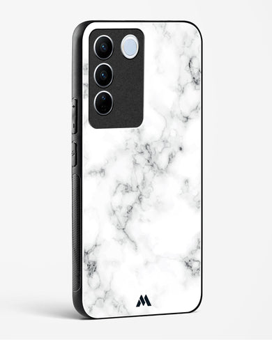 Bleached Bone Marble Glass Case Phone Cover-(Vivo)