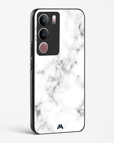 Bleached Bone Marble Glass Case Phone Cover (Vivo)