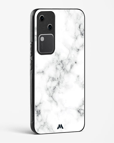Bleached Bone Marble Glass Case Phone Cover (Vivo)