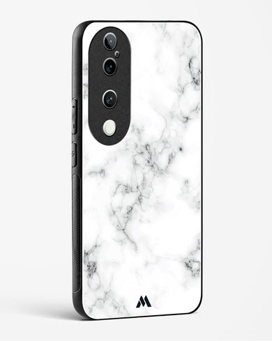 Bleached Bone Marble Glass Case Phone Cover (Vivo)