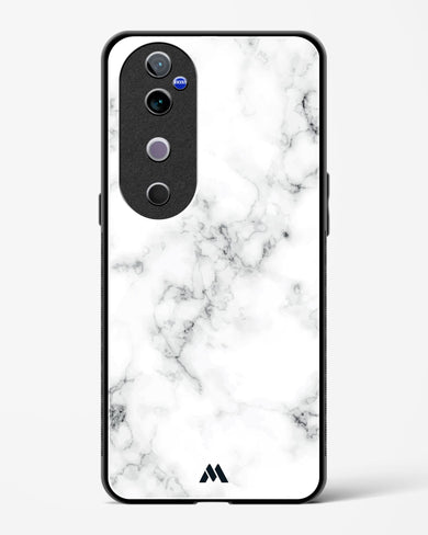 Bleached Bone Marble Glass Case Phone Cover (Vivo)