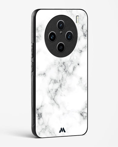 Bleached Bone Marble Glass Case Phone Cover (Vivo)