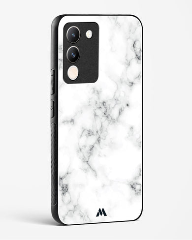 Bleached Bone Marble Glass Case Phone Cover (Vivo)