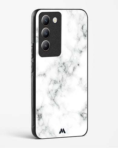 Bleached Bone Marble Glass Case Phone Cover (Vivo)