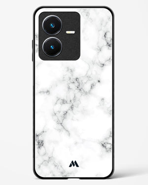 Bleached Bone Marble Glass Case Phone Cover-(Vivo)