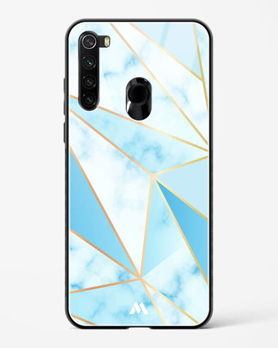 Marble Triangles Gold and Blue Glass Case Phone Cover (Xiaomi)