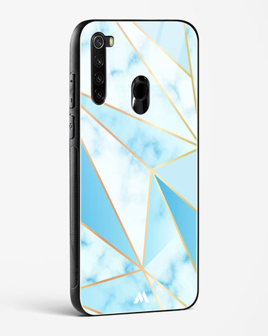 Marble Triangles Gold and Blue Glass Case Phone Cover (Xiaomi)