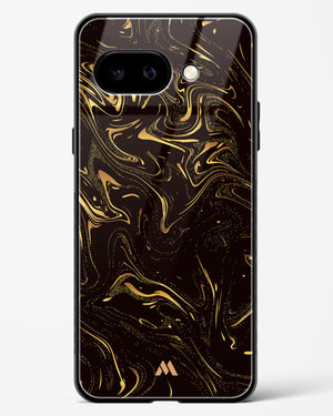 Black Gold Marble Glass Case Phone Cover (Google)