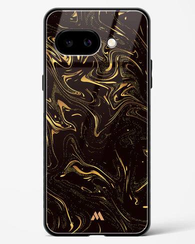 Black Gold Marble Glass Case Phone Cover (Google)