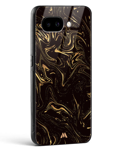 Black Gold Marble Glass Case Phone Cover (Google)