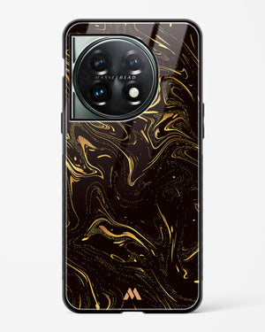 Black Gold Marble Glass Case Phone Cover (OnePlus)