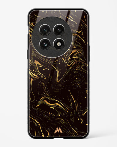 Black Gold Marble Glass Case Phone Cover (OnePlus)