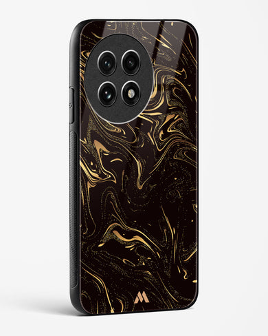 Black Gold Marble Glass Case Phone Cover (OnePlus)