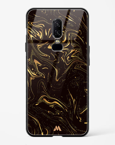 Black Gold Marble Glass Case Phone Cover (OnePlus)