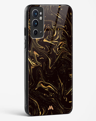 Black Gold Marble Glass Case Phone Cover (OnePlus)