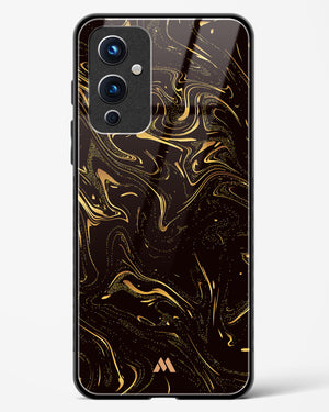 Black Gold Marble Glass Case Phone Cover (OnePlus)
