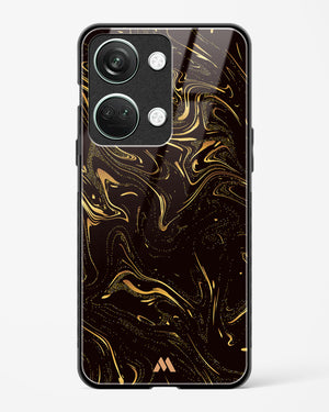 Black Gold Marble Glass Case Phone Cover (OnePlus)