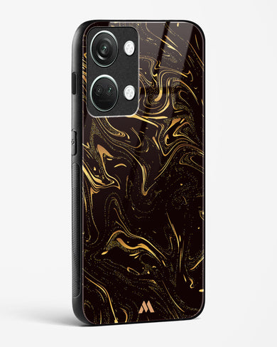 Black Gold Marble Glass Case Phone Cover (OnePlus)