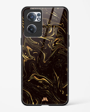 Black Gold Marble Glass Case Phone Cover (OnePlus)