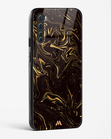 Black Gold Marble Glass Case Phone Cover (OnePlus)