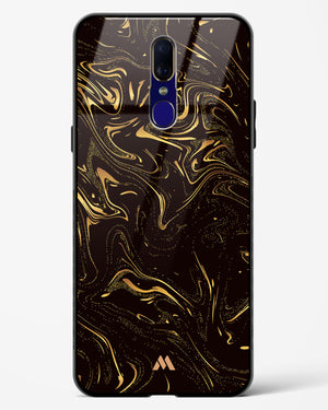 Black Gold Marble Glass Case Phone Cover (Oppo)
