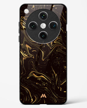 Black Gold Marble Glass Case Phone Cover (Oppo)