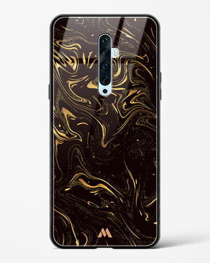 Black Gold Marble Glass Case Phone Cover (Oppo)