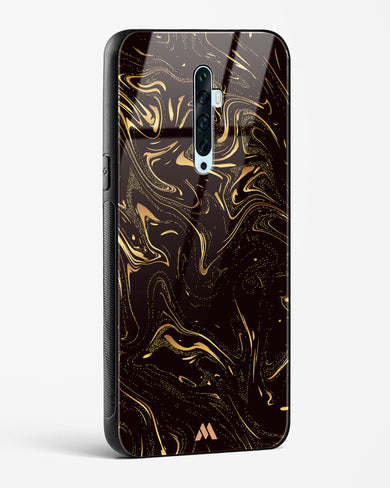 Black Gold Marble Glass Case Phone Cover (Oppo)