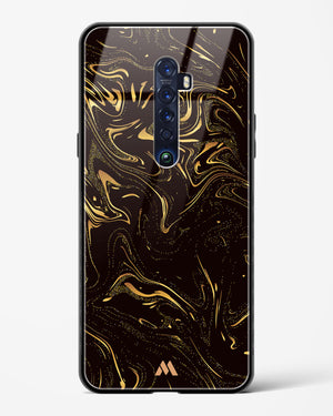 Black Gold Marble Glass Case Phone Cover (Oppo)