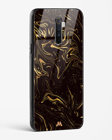 Black Gold Marble Glass Case Phone Cover (Realme)