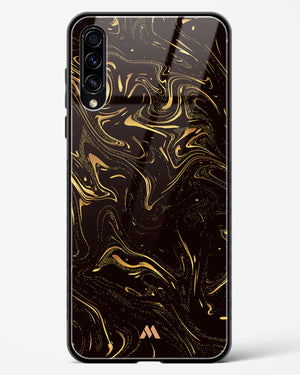 Black Gold Marble Glass Case Phone Cover (Samsung)