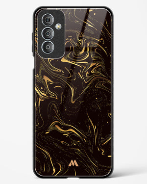 Black Gold Marble Glass Case Phone Cover (Samsung)