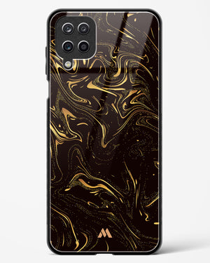 Black Gold Marble Glass Case Phone Cover (Samsung)