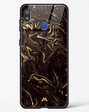 Black Gold Marble Glass Case Phone Cover (Samsung)