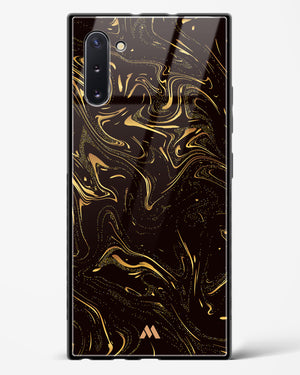 Black Gold Marble Glass Case Phone Cover (Samsung)