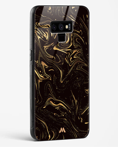 Black Gold Marble Glass Case Phone Cover (Samsung)