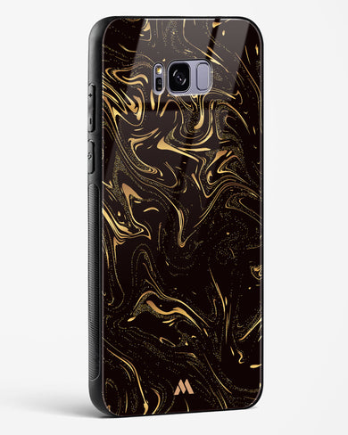 Black Gold Marble Glass Case Phone Cover (Samsung)
